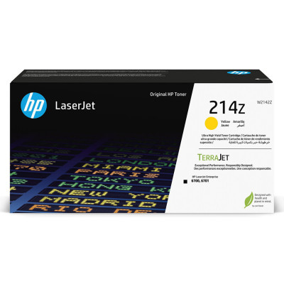 Originálny toner HP W2142Z (214Z), žltý, 26000 strán