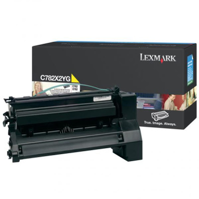 Originálny toner Lexmark C782X2YG, žltý, 15000 strán
