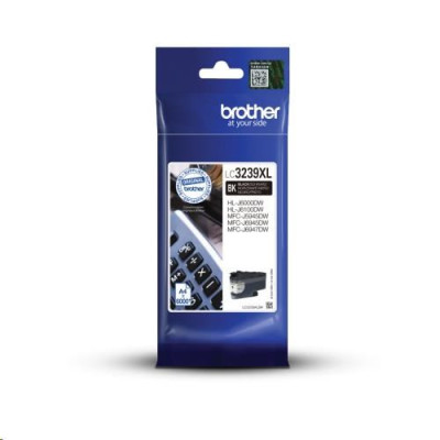 Originálny atrament Brother LC-3239XLBk, čierny, 6000 strán, XL