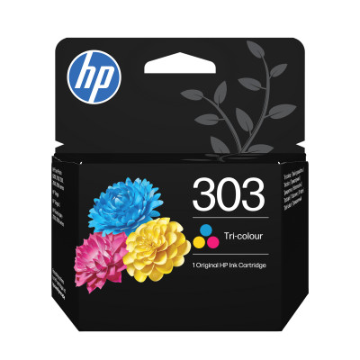 HP T6N01AE (303), originálny atrament, farebný