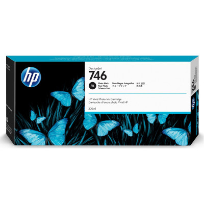 Originálny atrament HP P2V82A (746), photo čierny, 300 ml