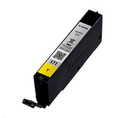 Originálny atrament Canon CLI-571Y (0388C001), žltý, 6,5 ml