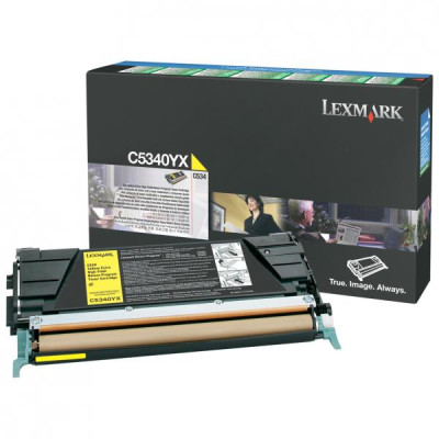 Originálny toner Lexmark C5340YX, žltý, 7000 strán