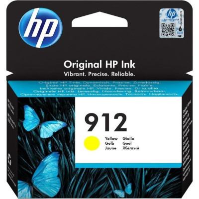 Originálny atrament HP 3YL79AE (912), žltý, 315 strán