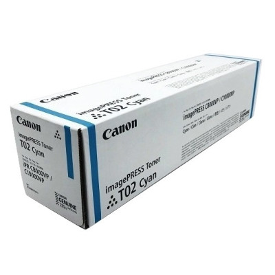 Originálny toner Canon T02C (8530B001), azúrový, 43000 strán