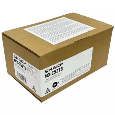Originálny toner Sharp MX-C52TB, čierny, 25000 strán
