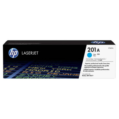 Originálny toner HP CF401A (201A), azúrový, 1400 strán