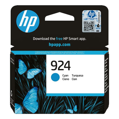 Originálny atrament HP 4K0U3NE (924), azúrový, 400 strán