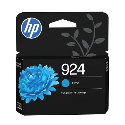 HP 4K0U3NE (924), originálny atrament, azúrový