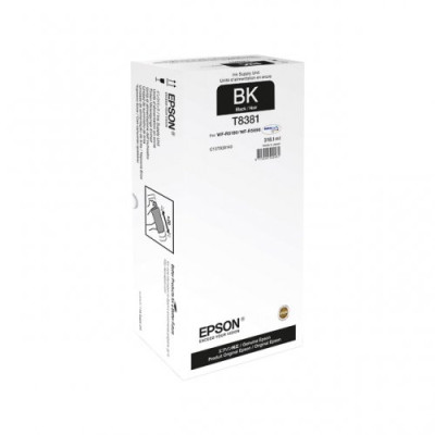 Originálny atrament Epson T8381 (C13T838140), čierny, 20000 strán (318,1 ml), XL