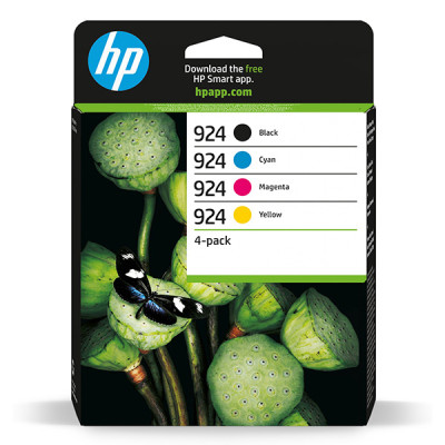 Originálny atrament HP 6C3Z1NE (924), CMYK, 500/400 strán, 4-pack