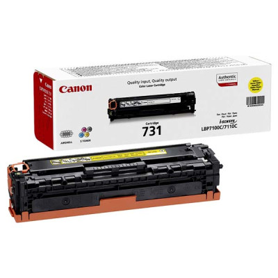 Originálny toner Canon CRG-731Y (6269B002), žltý, 1500 strán