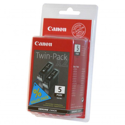 Originálny atrament Canon PGI-5Bk (0628B030, 0628B025), čierny, 2 × 26 ml, 2-pack