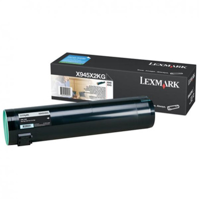 Originálny toner Lexmark X945X2K, čierny, 36000 strán