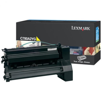 Originálny toner Lexmark C780A2YG, žltý, 6000 strán