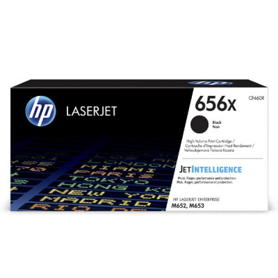 Originálny toner HP CF460X (656X), čierny, 27000 strán