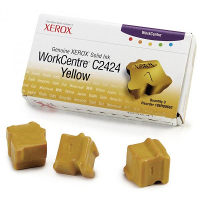 Originálny atrament Xerox 108R00662, žltý, 3400 strán, 3-pack