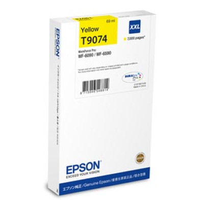 Originálny atrament Epson T9074XXL (C13T90744N), žltý, 69 ml