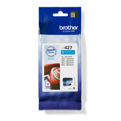 Originálny atrament Brother LC-427C, azúrový, 1500 strán