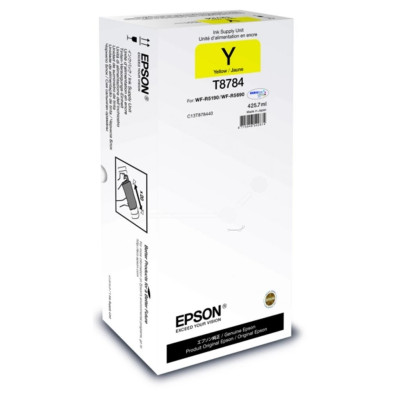 Originálny atrament Epson T8784 (C13T878440), žltý, 50000 strán (425,7 ml), XXL