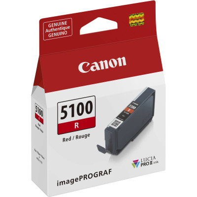 Originálny atrament Canon PFI-5100R (6958C001), červený