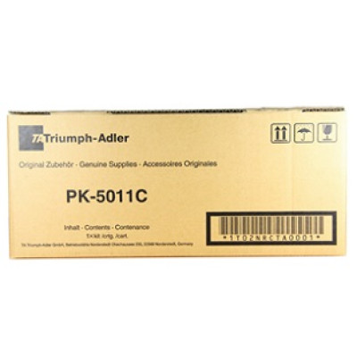 Originálny toner Triumph Adler PK-5011C (1T02NRCTA0), azúrový, 5000 strán