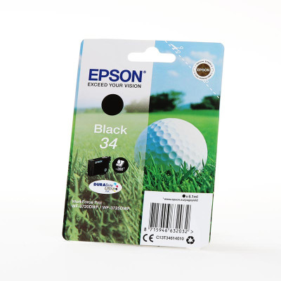 Originálny atrament Epson T3461 (C13T34614010), čierny, 6,1 ml