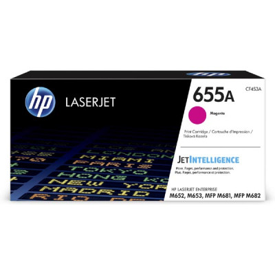 Originálny toner HP CF453A (655A), purpurový, 10500 strán