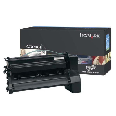 Originálny toner Lexmark C7702KH, čierny, 10000 strán