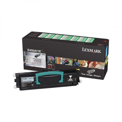 Originálny toner Lexmark E450A11E, čierny, 6000 strán