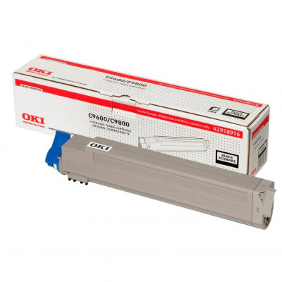 Originálny toner Oki C9600 (42918916), čierny, 15000 strán