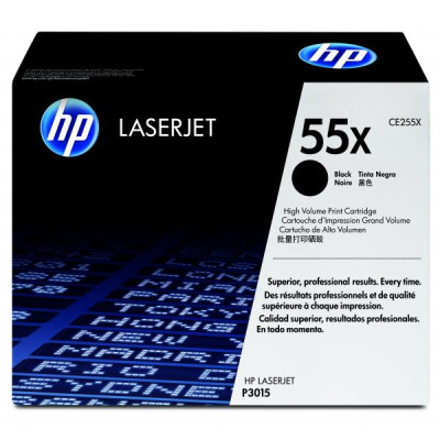 Originálny toner HP CE255X (55X), čierny, 12500 strán