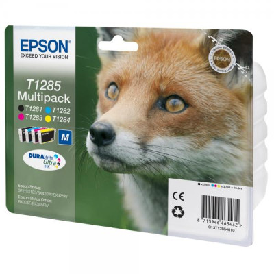 Originálny atrament Epson T1285 (C13T12854010), CMYK, 4-pack