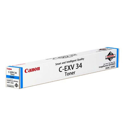 Originálny toner Canon C-EXV34C (3783B002), azúrový, 19000 strán