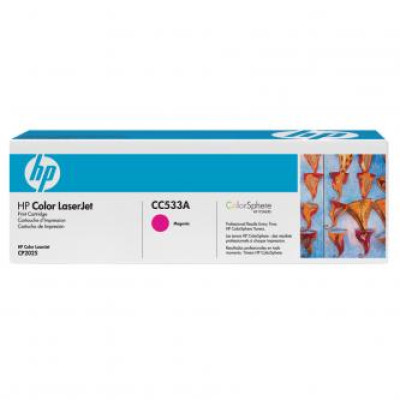Originálny toner HP CC533A (304A), purpurový, 2800 strán