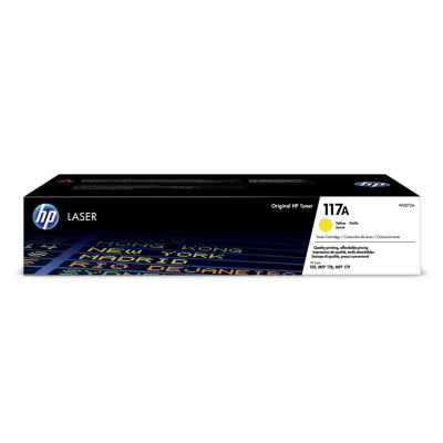Originálny toner HP W2072A (117A), žltý, 700 strán