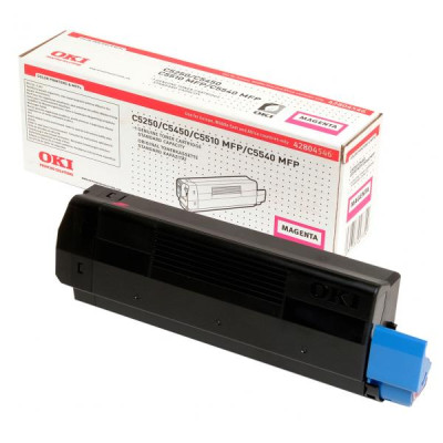 Originálny toner Oki C5250 (42804546), purpurový, 3000 strán