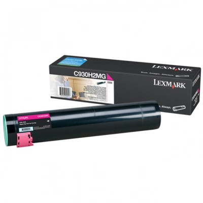 Originálny toner Lexmark C930H2MG, purpurový, 24000 strán