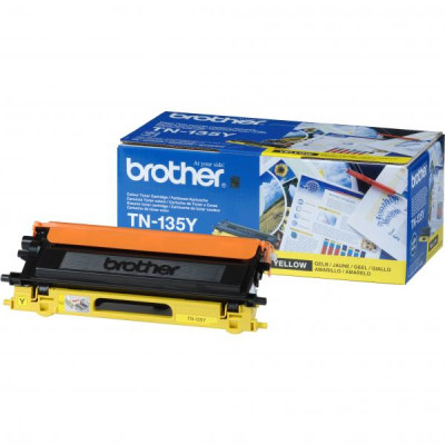 Originálny toner Brother TN-135Y, žltý, 4000 strán