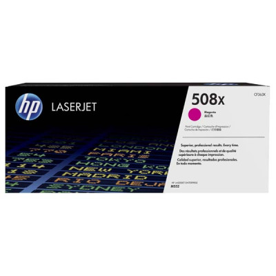 Originálny toner HP CF363X (508X), purpurový, 9500 strán