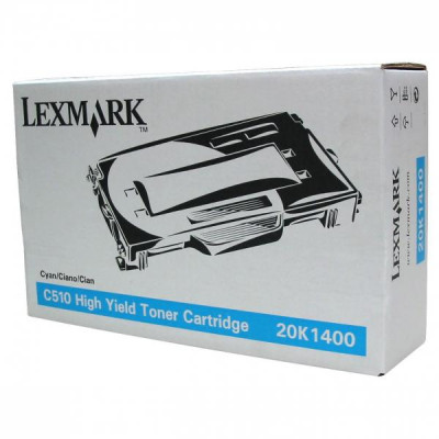 Originálny toner Lexmark 20K1400, azúrový, 6600 strán