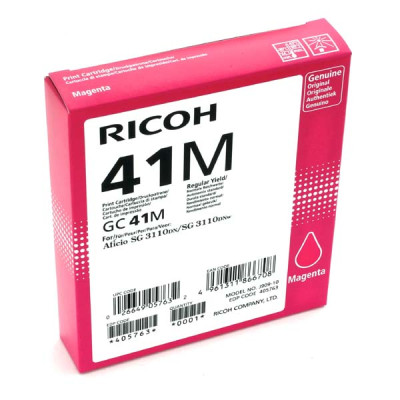 Originálna gelová náplň Ricoh GC-41HM (405763), purpurová, 2200 strán