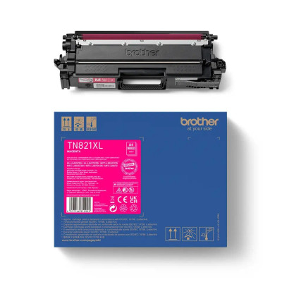 Originálny toner Brother TN-821XLM, purpurový, 9000 strán, XL