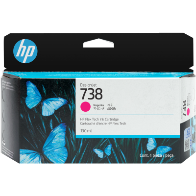 Originálny atrament HP 498N6A (738), purpurový, 130 ml
