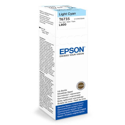 Originálny atrament Epson T6735 (C13T67354A), svetlo azúrový, 70 ml