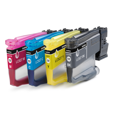 Originálny atrament Brother LC-527VAL, CMYK, 1300/900 strán, 4-pack