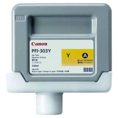 Originálny atrament Canon PFI-303Y (2961B001), žltý, 330 ml