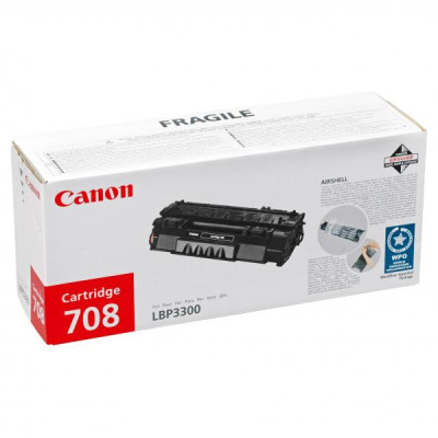 Originálny toner Canon CRG-708Bk (0266B002), čierny, 2500 strán