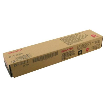 Originálny toner Sharp MX-C38GTB, čierny, 10000 strán