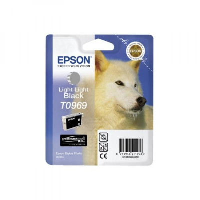 Originálny atrament Epson T0969 (C13T09694010), svetlo svetlo čierny, 13 ml